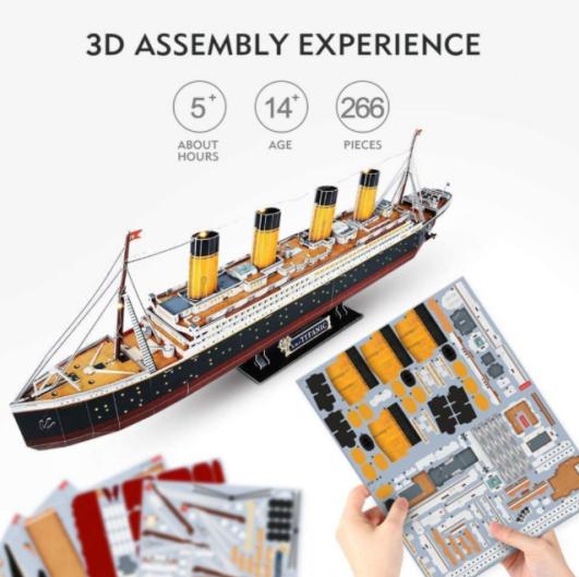 የልደት ስጦታ ወረቀት Jigsaw DIY ስታዲየም ለአዋቂዎች 3D እንቆቅልሽ
